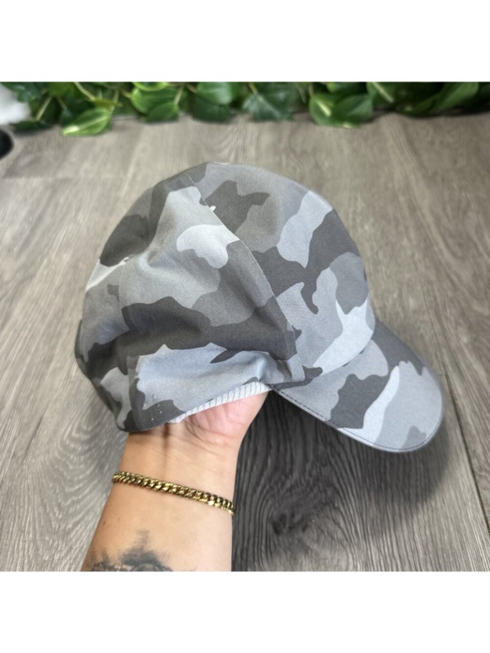 Lululemon Hat Cap Strap Back Camo Gray Hiking Running Outdoors Ladies - Picture 3 of 7